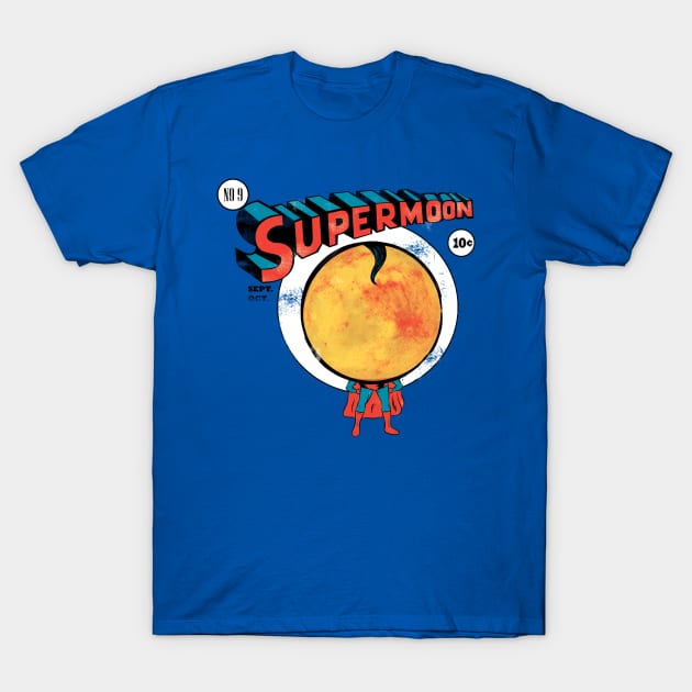 Supermoon T-Shirt by mainial